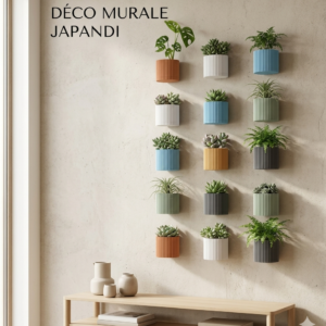 ​Pot Mural Modulaire Japandi – Collection Minimaliste