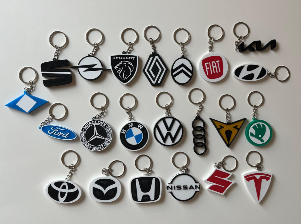 Porte-Clés Automobile 3D