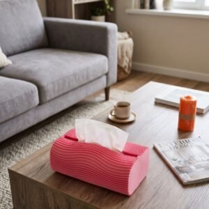 "Boîte à mouchoirs ondulée"